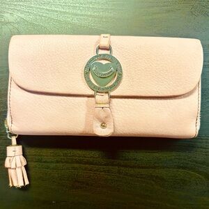 Juicy Couture Y2K 2009” Pink Vintage 100% Leather Wallet
